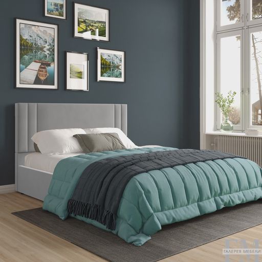 Кровать «Мирта», сильвер